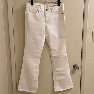 Gap sexy boot white jeans